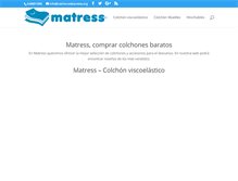Tablet Screenshot of matress.biz
